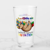 Verre Autism Mom - Sloth (Devant)