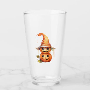 Verre Autocollant Citrouilles Mignonnes