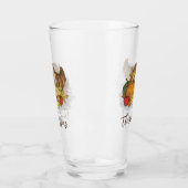 Verre Automne Fête Nom de famille Personnalisé (Gauche)