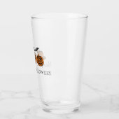 Verre Automne/Halloween/citrouille (Gauche)