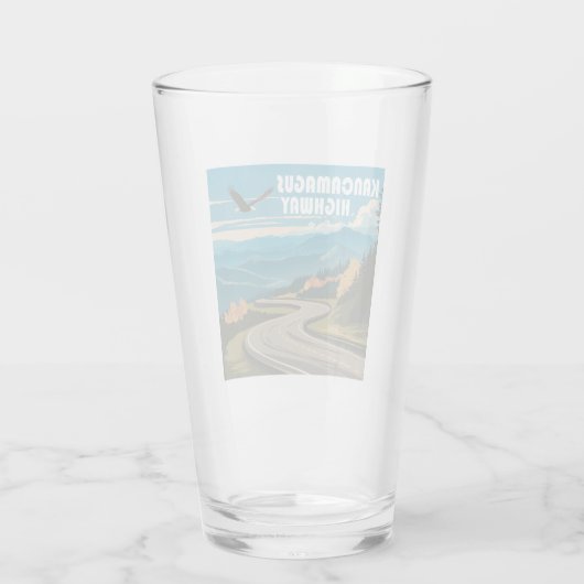 Verre Autoroute Kancamagus New Hampshire Eagle (Dos)