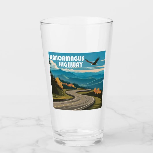 Verre Autoroute Kancamagus New Hampshire Eagle (Devant)