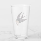 Verre Avaler Queue Hawk avec Serpent Vintage Audubon (Dos)