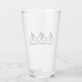 Verre Avantages du cyclisme avec des amis (Dos)