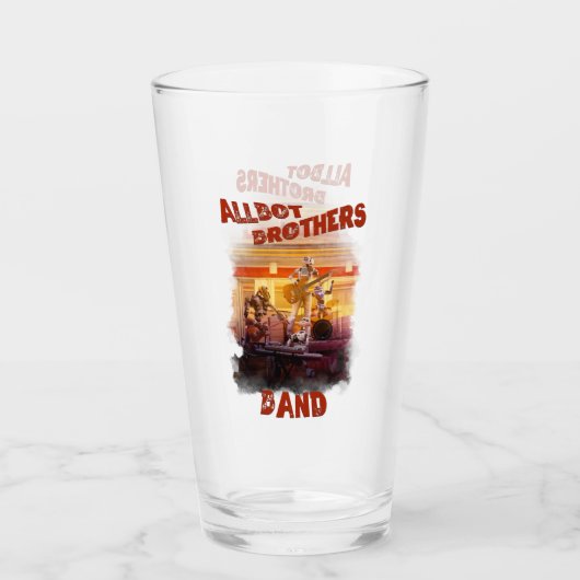 Verre avec Allbot Brothers Band de BSR (Devant)