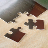 Verre Avec Bouteille Puzzle Conçu (Côté)
