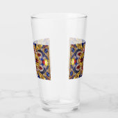 Verre avec les couleurs de la Colombie (Droite)