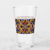 Verre avec les couleurs de la Colombie (Devant)