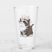 Verre avec Little Kitten (Dos)