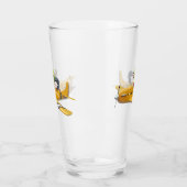 Verre Aventure en vol avec chien (Gauche)