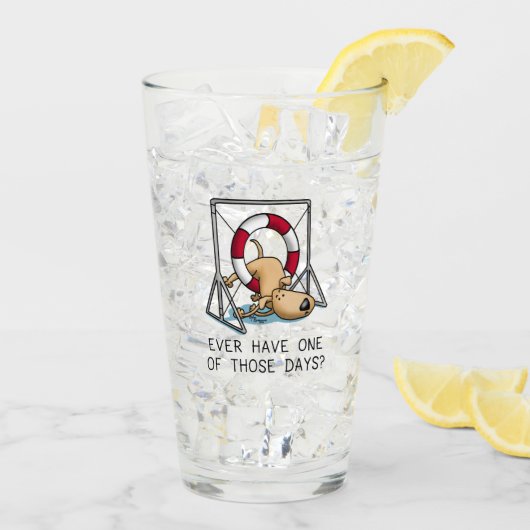 Verre Avez-vous déjà un de ces jours ? Accident d'agilit (Dos glace)