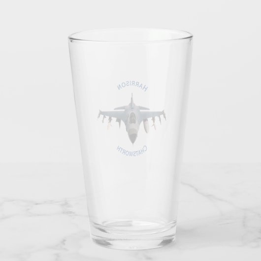 Verre Avion de chasse (Dos)