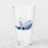 Verre Avion de dessin (Dos)