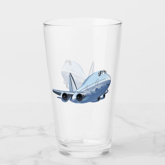 Verre Avion de dessin (Devant)