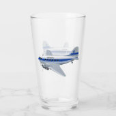 Verre Avion de dessin (Dos)