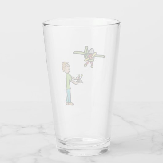 Verre Avion de modèle RC (Dos)