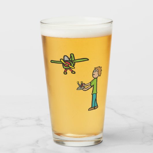 Verre Avion de modèle RC (Devant (rempli))