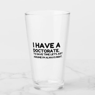 VERRE AVOIR UN DOCTORAT