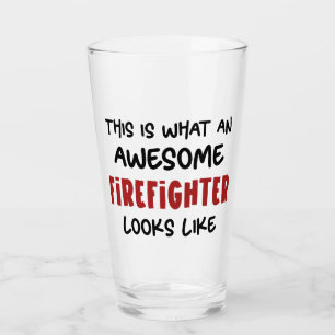 Verre Awesome pompier Funny pompier