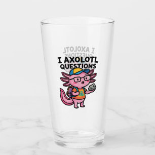 Verre Axolotl nerd sarcastique je pose des questions sur