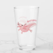 Verre axolotl rose pâle (Devant)