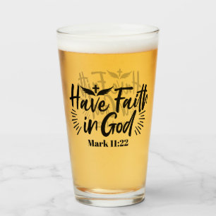 Verre Ayez foi en Dieu Mark 11:22 Citation Inspirationne