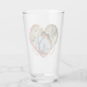 Verre Ayez un petit nom de photo de coeur (Dos)