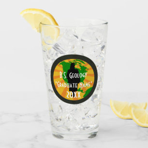 Verre B.S. Géologie - Logo des diplômes (Diplômée fémini