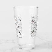 Verre Baby Ghosts Éffrayant mignon Halloween humeur (Gauche)