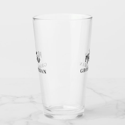 Verre Bachelor Groomsman (Gauche)