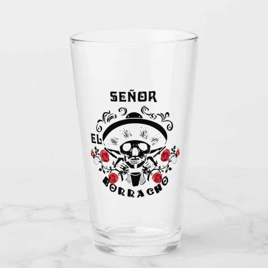 Verre Bachelor party El Borracho Bière (Devant)