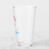 Verre Bachelorette Fête Mariage Favoriser Pint Rose (Gauche)