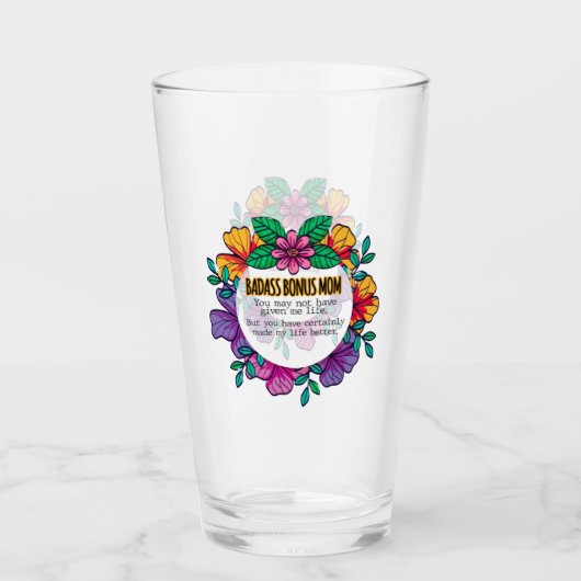Verre Badass Bonus Maman (Devant)