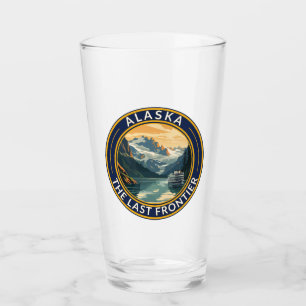 Verre Badge d'art de voyage de l'Alaska