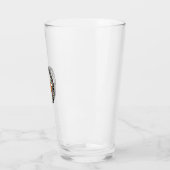 Verre Badge de citrouille de vampire faisant pousser mes (Gauche)
