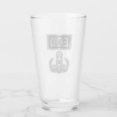 Verre Badge « Master Blaster » EOD avec drapeau (Dos)