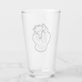Verre Badge TAZ™ Evil Grin (Dos)