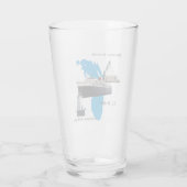 Verre Badger Lake Michigan (Dos)