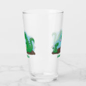 Verre Baguettes mignonnes grillant des marshmallows dess (Gauche)