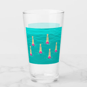 Verre Baignades Artistiques Nager Sous La Fête De Baigna