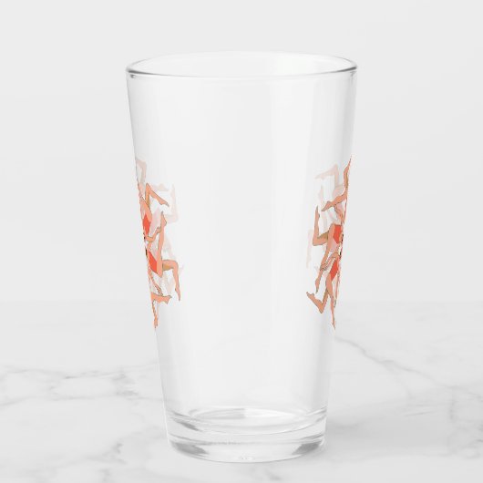 Verre Baigneurs - Chorégraphie de natation synchronisée (Droite)