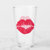 Verre Baiser de rouge à lèvres (Dos)