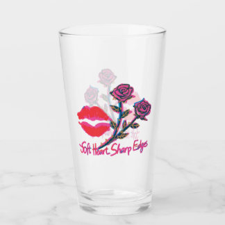 Verre Baiser de rouge à lèvres gothique Soft Heart Sharp