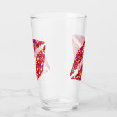 Verre Baiser Flirty de lèvres d'amour de Valentine (Droite)