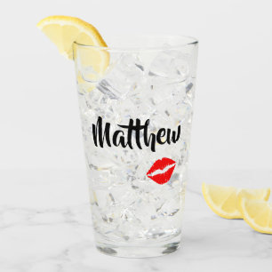 Verre Baisers pour lui Lipstick Print