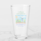 Verre Balade d'anniversaire Tropical Beach Vacances Poin (Dos)