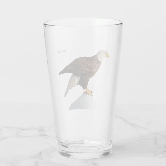 Verre Bald Eagle (Dos)