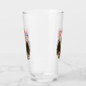 Verre Bald Eagle avec Fireworks - USA 250 ans 1776-2026 (Droite)