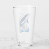 Verre baleine majestueuse en style peinture. (Dos)