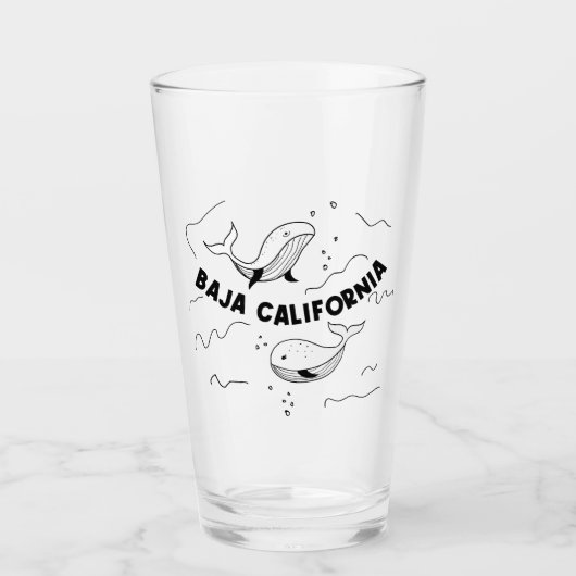 Verre Baleines de Basse-Californie (Devant)